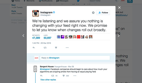 instagram feed change social media backlash