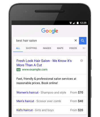 Google Introduces Price Extensions for Mobile Text Ads