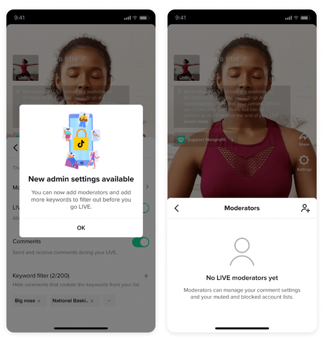 Assign moderators - a new tiktok update