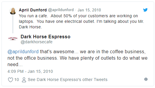 Dark Horse Cafe Fail